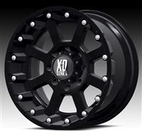 XD807 STRIKE, 18X10 WITH 8 ON 170MM BOLT PATTERN – MATTE BLACK